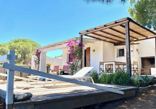 Cottage in nature with breathtaking terrace on La Maddalena archipelago