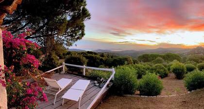 Cottage in nature with breathtaking terrace on La Maddalena archipelago