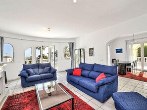 Villa, 4 Bedrooms, Terrace | Living area - Global Arborcer - By Global Rental Holidays 22558 (Javea)