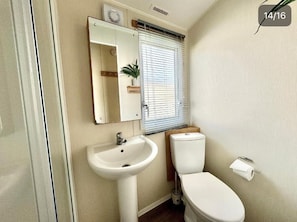 Shower, hair dryer