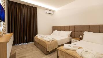 Wi-Fi de cortesia, roupa de cama