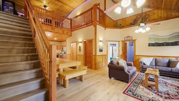 TV connectée, cheminée, jeux vidéo