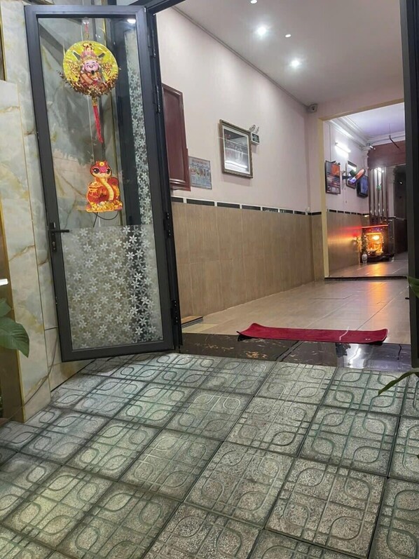 Façade de l’hébergement