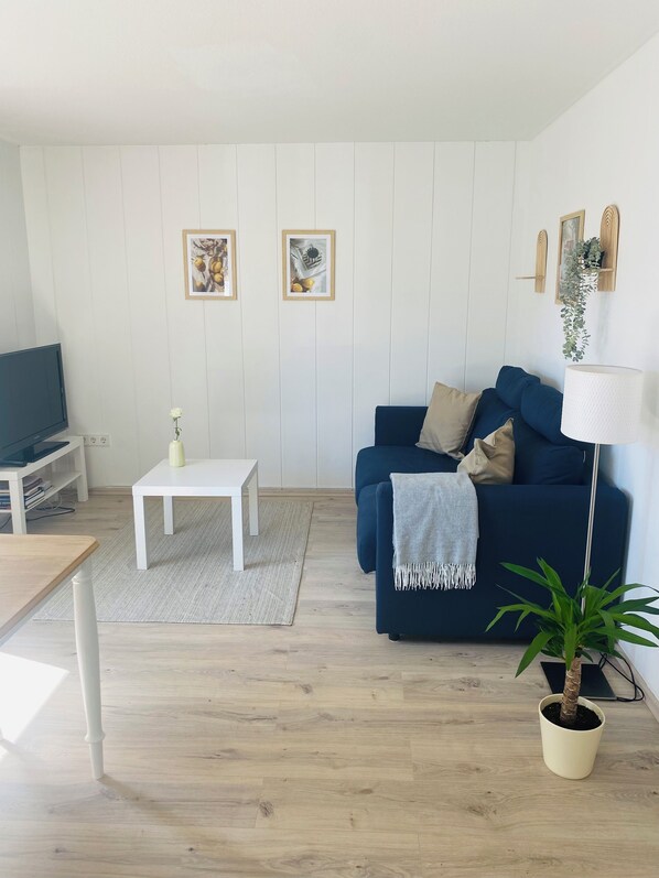 Living area - Cozy vacation apartment in the countryside to relax (Markdorf)