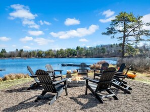 Property grounds - Lake House w/ Dock, Hot Tub, Fire Pit & Game Room (Long Pond)