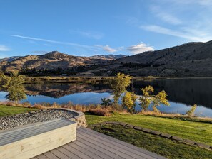 Udsigt fra overnatningsstedet