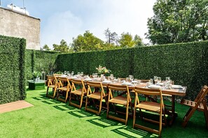 Outdoor dining - Condesa Stay with Rooftop & BBQ | FIFA World Cup (Ciudad de México)