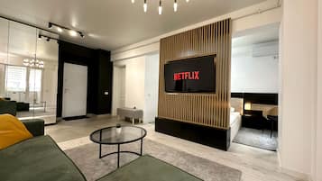 1 soverom, skrivebord, strykejern/-brett og wi-fi