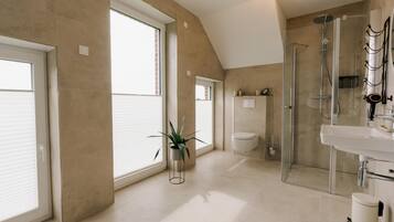 Een douche, een haardroger