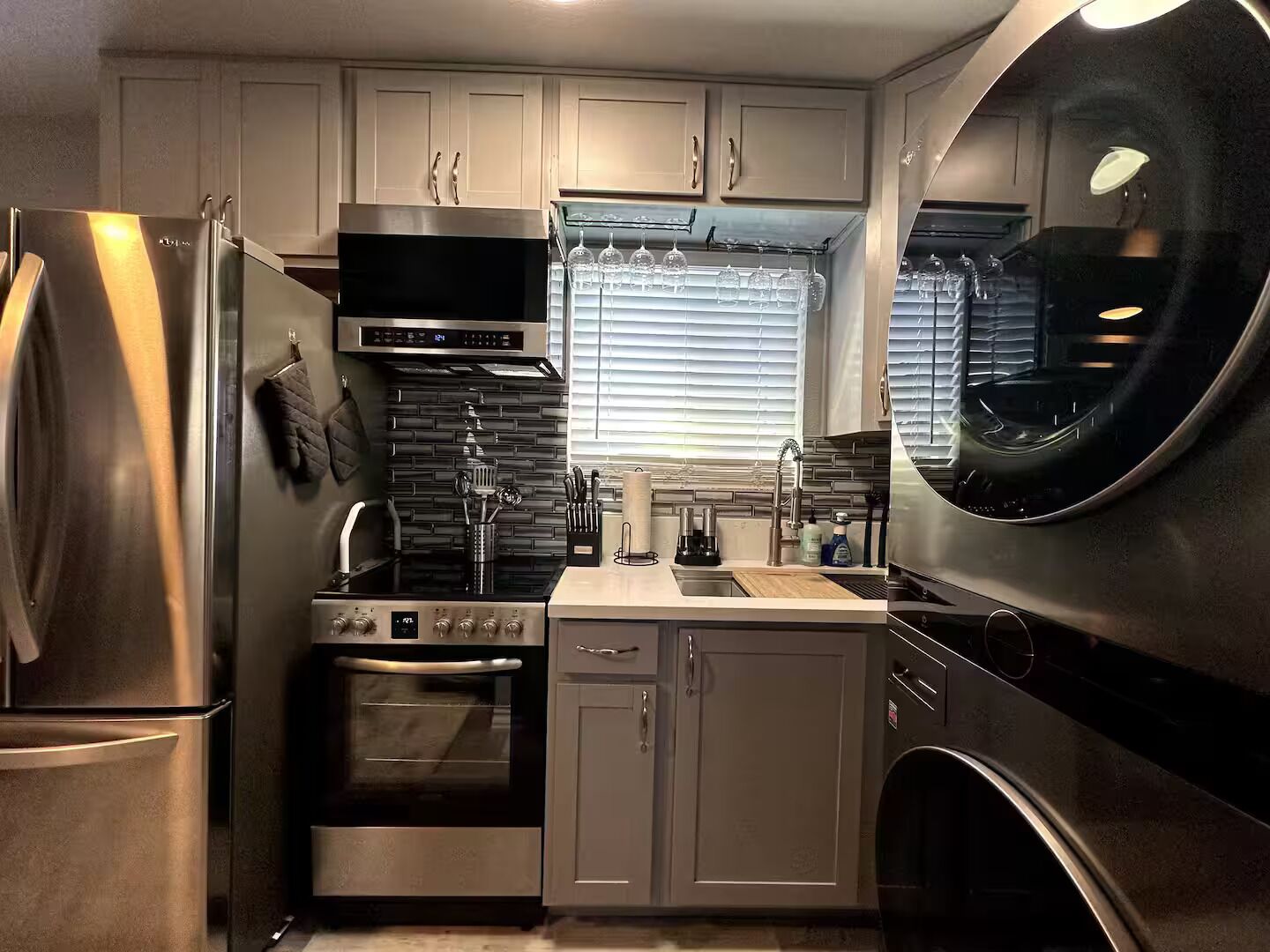 Microwave, oven, stovetop