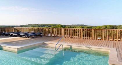 ZEcamping 3 étoiles parc aquatique fitness mobil-home TV BBQ clim 30m2