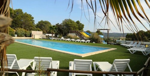 ZEcamping 3* familial toboggans locatif BBQ 24m2 5 pers