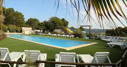 ZEcamping 3* familial toboggans locatif BBQ 24m2 5 pers