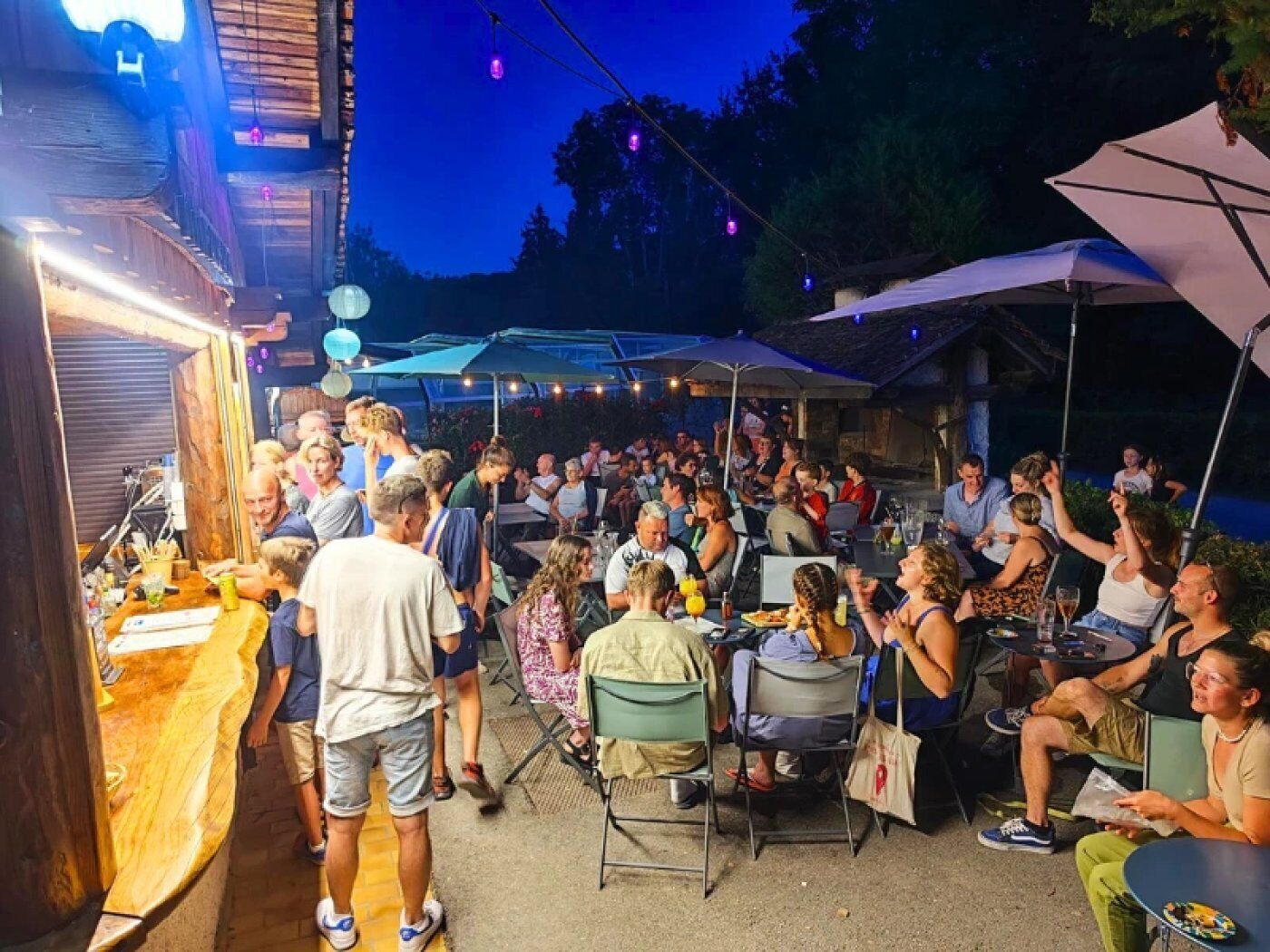 Restauration en plein air