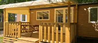 ZEcamping 2 étoiles animaux acceptés locatif TV clim 45m2 6 pers