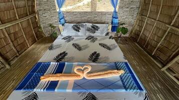 4 habitaciones y ropa de cama