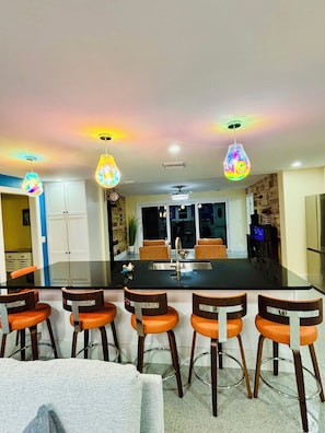 Interior - New! Hidden- Speakeasy-penny floor. 3bd 3bath Boat dock & Walk 2 town FABULOUS (Matlacha)