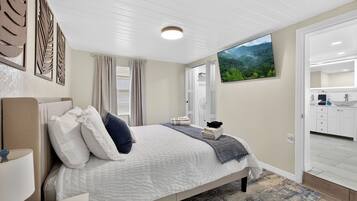 4 chambres, bureau, Wi-Fi gratuit, draps fournis