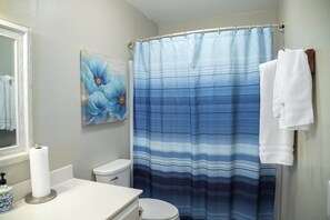 Hair dryer, towels, soap, shampoo - Wine Country Casita with breathtaking views! (Temecula)