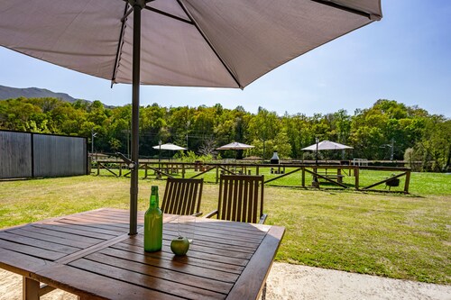Rural House 'El Cuélebre' with Mountain Views, Pool and Barbecue