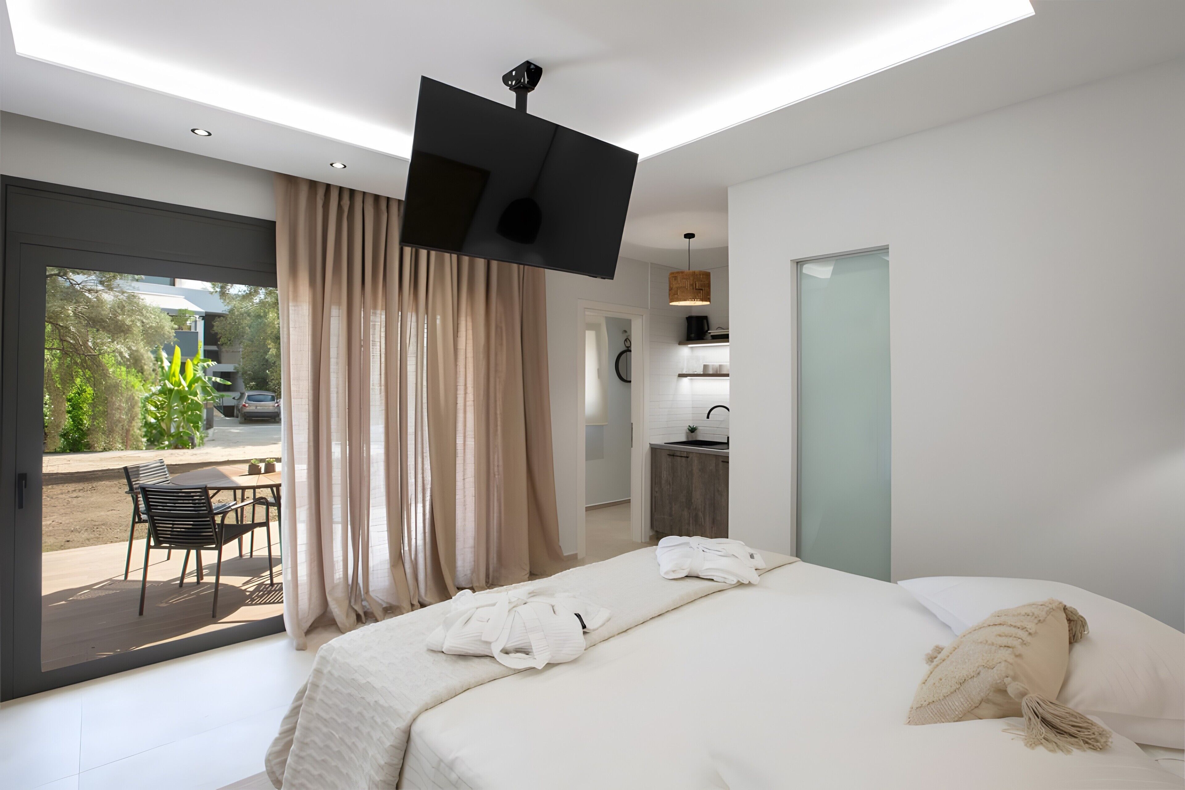 2 slaapkamers, een strijkplank/strijkijzer, gratis wifi, beddengoed