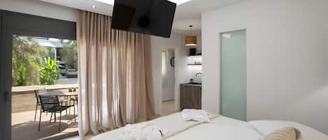 2 bedrooms, iron/ironing board, free WiFi, bed sheets