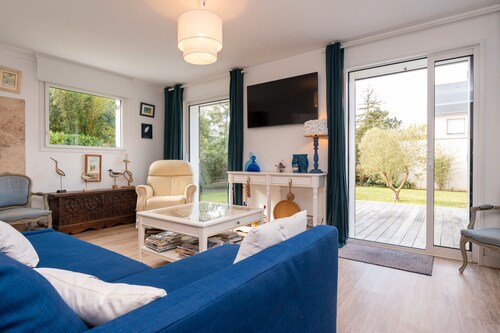 Maison de vacances 'Esprit Maritime' avec terrasse privée, jardin privé et Wi-Fi