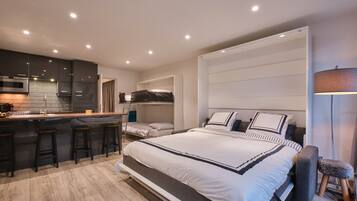 1 makuuhuone, silitysrauta/-lauta, ilmainen Wi-Fi