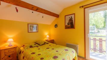 1 habitación y ropa de cama