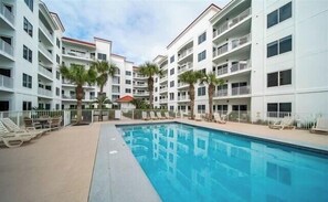Una piscina riscaldata