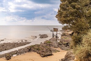 Accommodatie ligt op het strand