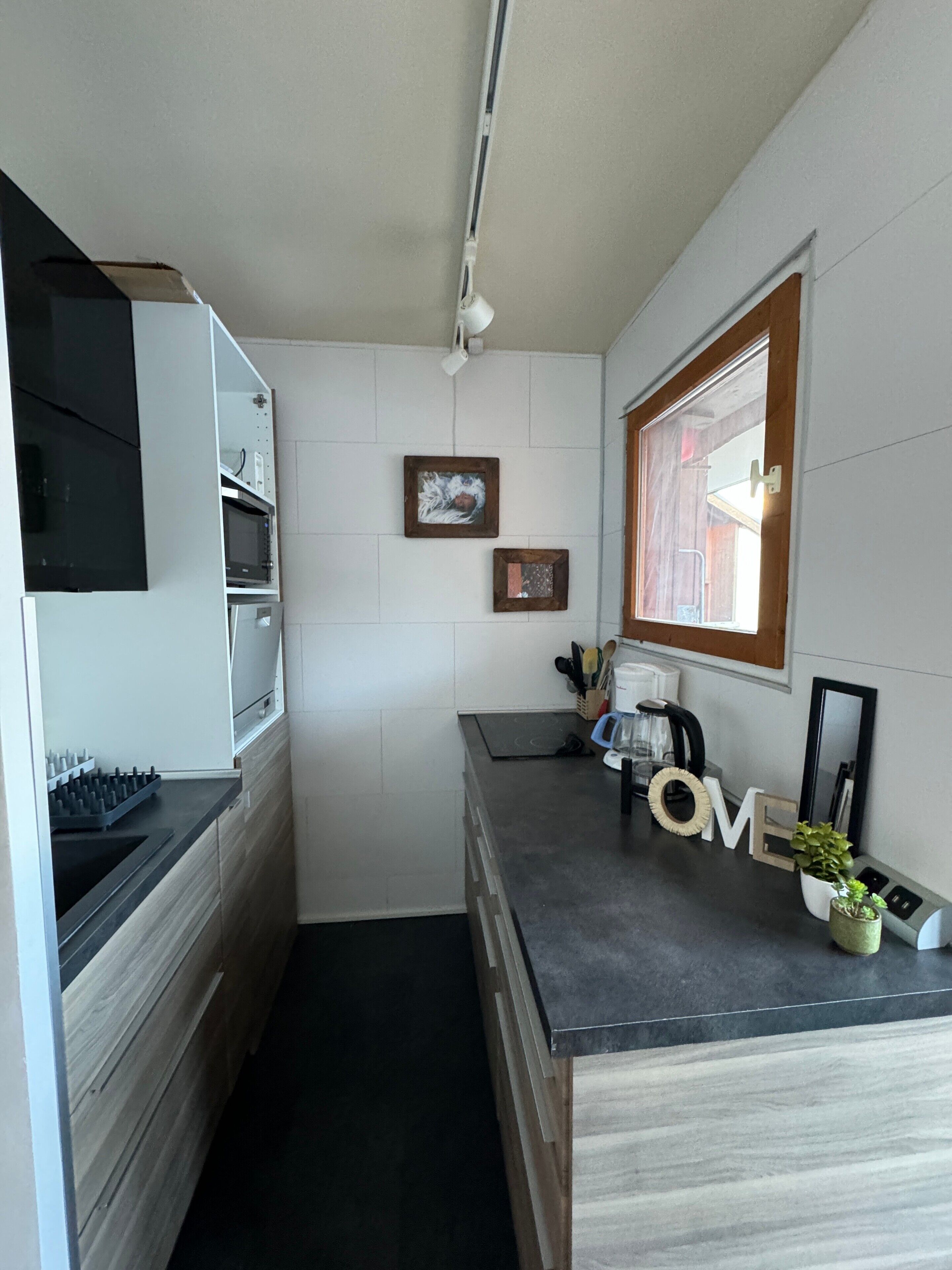 Frigorífic, microones, placa de cuina i rentaplats 