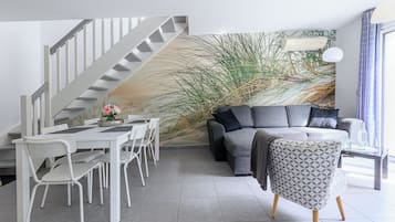 Télévision, table de tennis de table