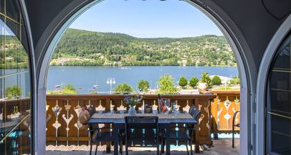 Apartment 'Gîte Du Lac À Gérardmer' with Lake View, Wi-Fi and Air Conditioning