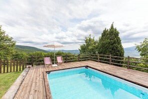 Pool - Apartment 'La Loggia' with Mountain View, Shared Pool and Wi-Fi (Chianciano Terme)