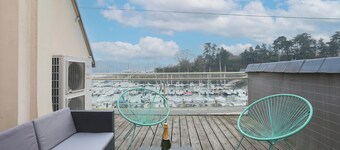 Casa de vacaciones 'Maison Au Port De Lézardrieux' con jardín privado, balcón y Wi-Fi