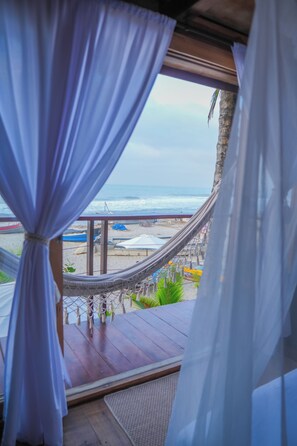 Luxury Double Room, Balcony, Sea View | Egyptian cotton sheets, premium bedding, free WiFi, bed sheets - Luma at the beach (Santa Marta)