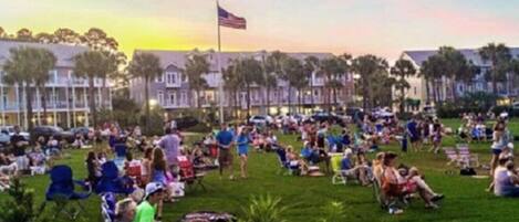 Overnatningsstedets område