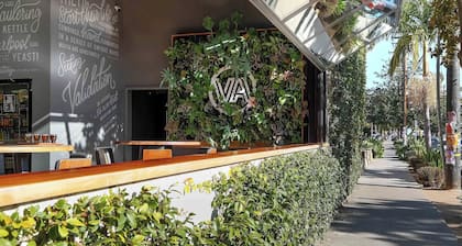 Casa Cielo in the heart of the Funk Zone, 2 blocks to beach, A/C, Pet Friendly!