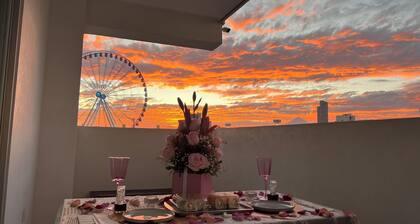 With terrace in front of the Star of Puebla