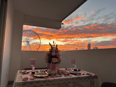 With terrace in front of the Star of Puebla