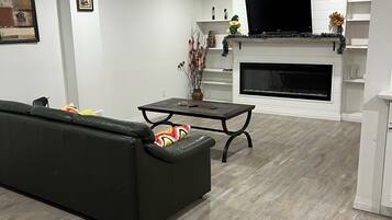 TV connectée, cheminée