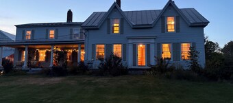 Charming historic guest house on farm 3 bedrooms wood stove pet friendly