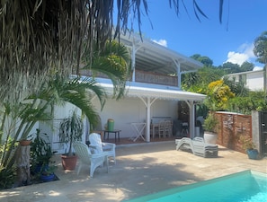 Terrace/patio - A corner of paradise for unforgettable holidays! (Le François)