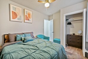 4 habitaciones, escritorio y wifi 