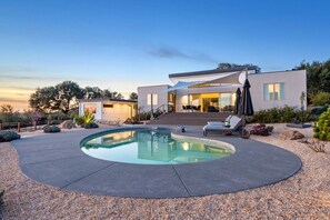 Pool - Secluded Wine Country Luxury | Vineyard Views, Saltwater Pool, Sauna, Game Room (Santa Rosa)