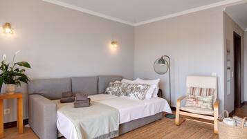 1 slaapkamer, een strijkplank/strijkijzer, gratis wifi, beddengoed