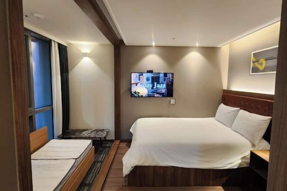 1 kamar tidur, seprai katun Mesir, dan seprai premium