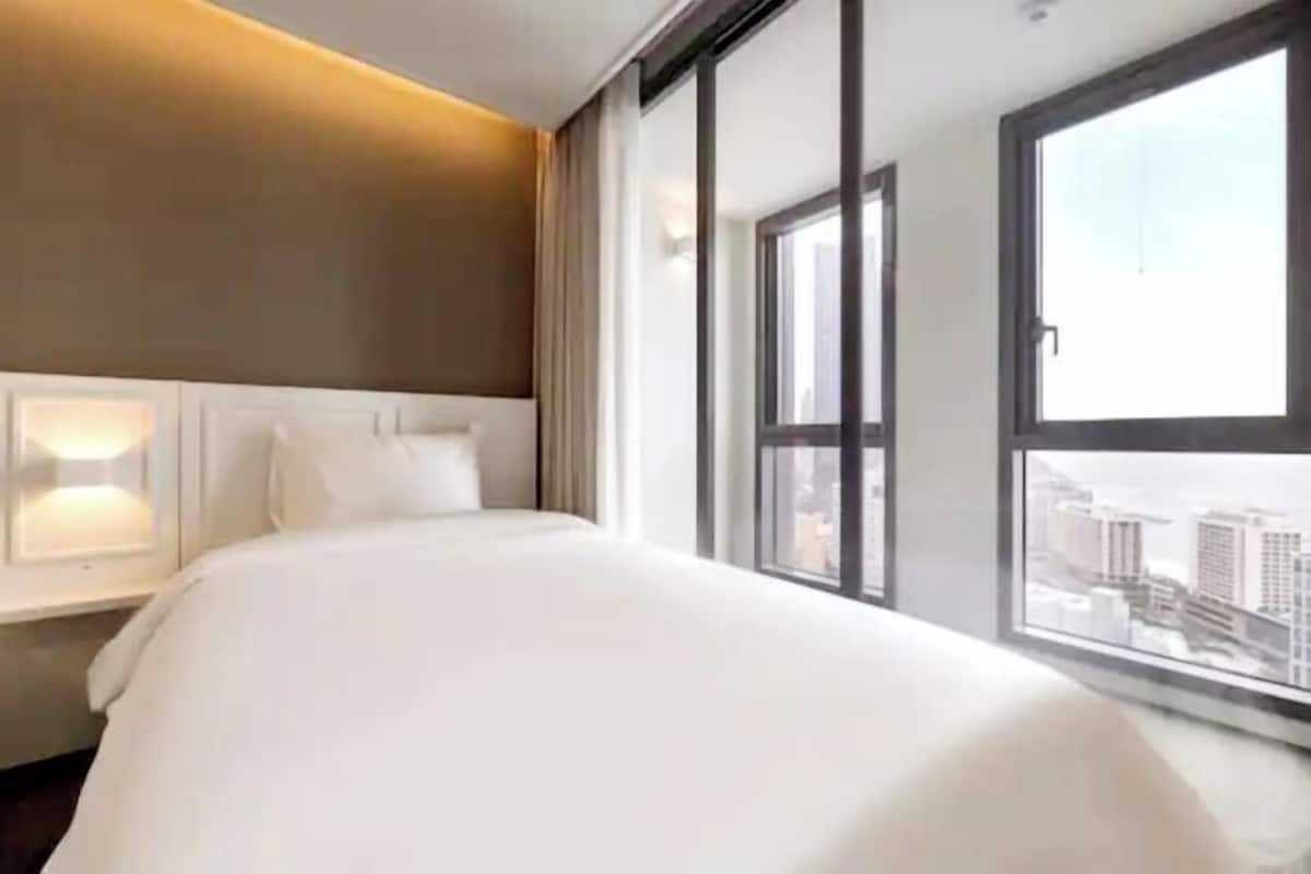 1 kamar tidur, seprai katun Mesir, dan seprai premium