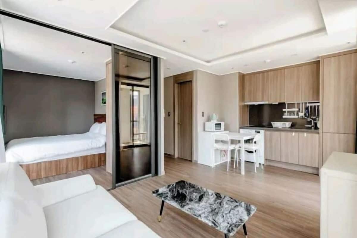 1 kamar tidur, seprai katun Mesir, dan seprai premium